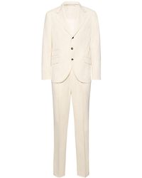 Brunello Cucinelli - Cotton & Wool Gabardine Suit - Lyst