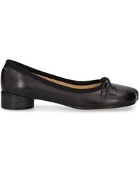 MM6 by Maison Martin Margiela - 30Mm Leather Ballet Shoes - Lyst