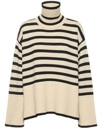 Totême - Signature Wool Blend Turtleneck Sweater - Lyst