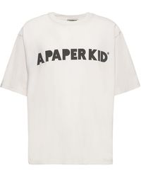 A PAPER KID - Camiseta de algodón - Lyst