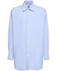 JW Anderson - Oversize Cotton Shirt - Lyst