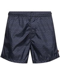 Missoni - Printed Nylon Swim Shorts - Lyst