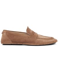Dolce & Gabbana - Dg Driver Suede Loafers - Lyst
