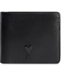 Ami Paris - Palmellato Leather Billfold Wallet - Lyst