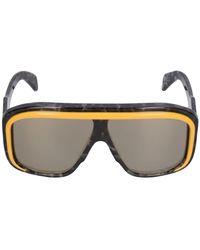 Moncler - Vintage-inspired shield sunglasses - Lyst