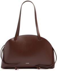 Jil Sander - Mujer Bolso Mediano Curve De Piel Palmellata Unique - Lyst