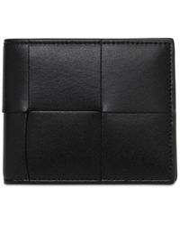 Bottega Veneta - Maxi Intreccio Leather Billfold Wallet - Lyst