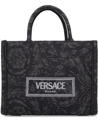 Versace - Kleine Tote Aus Jacquard "barocco" - Lyst
