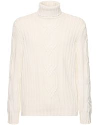 Brunello Cucinelli - Cashmere Knit Turtleneck Sweater - Lyst