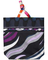 Emilio Pucci - Gallery リバーシブルシルクトートバッグ - Lyst