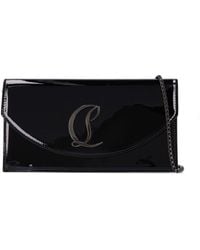 Christian Louboutin - Small Loubi54 Logo Patent Leather Bag - Lyst