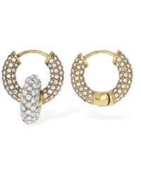 Timeless Pearly - Mismatched Crystal Earrings - Lyst