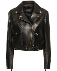 Versace Leather jackets for Women | Online Sale up to 54% off | Lyst