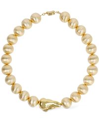 Timeless Pearly - Shell Charm Beaded Choker - Lyst