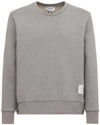 Thom Browne - Sweat-shirt en jersey de coton - Lyst