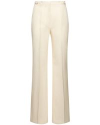 Gabriela Hearst - Vesta Tailored Wool Blend Wide Pants - Lyst