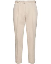 BOSS - Pantalones de lino y algodón - Lyst