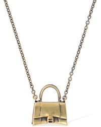Balenciaga - Bag Brass Necklace - Lyst