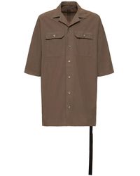 Rick Owens - Camicia magnum tommy in cotone - Lyst