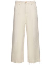 Doublet - Oversize Bleached Cotton Pants - Lyst