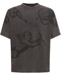 Represent - T-shirt in cotone / logo applicato - Lyst