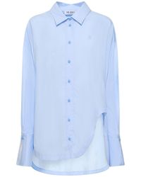 The Attico - Diana Oversized Cotton Poplin Shirt - Lyst