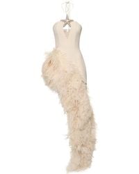 David Koma - Damen Gefedertes Cady-Minikleid - Lyst