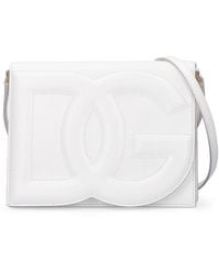 Dolce & Gabbana - Dg Logo Leather Shoulder Bag - Lyst