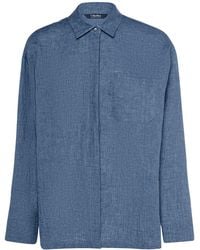 Max Mara - Kasia Linen Long Sleeve Shirt - Lyst