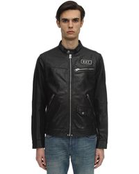 g star leather jacket mens