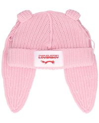 Charles Jeffrey - Cappello beanie chunky rabbit in cotone - Lyst