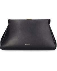 DeMellier London - Cannes Chunky Chain Leather Clutch - Lyst