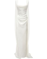 Vivienne Westwood Heavy Silk Satin Dress - White