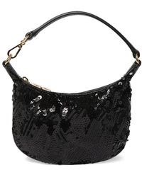 Ganni - Mini Flat Butterfly Sequined Pouch - Lyst