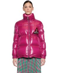 Moncler 'wilson' Down Jacket - Purple