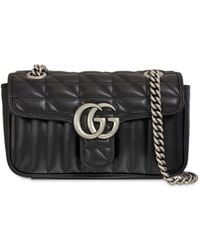Gucci - Mini Gg Marmont 2.0 Leather Shoulder Bag - Lyst