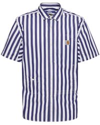 Junya Watanabe - Carhartt Striped Cotton Shirt - Lyst