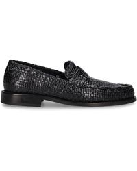 Marni - 20Mm Woven Leather Loafers - Lyst