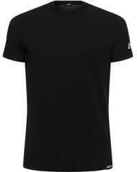 DSquared² - T-shirt Aus Baumwolle "d2" - Lyst
