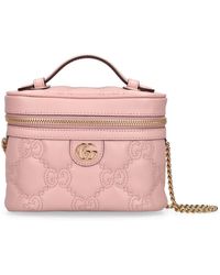 Gucci - Matelassé Leather Top Handle Mini Bag - Lyst