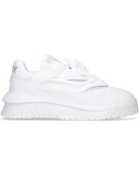 Versace - Medusa Leather Low-top Sneakers - Lyst