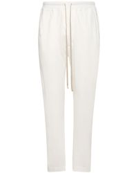 Rick Owens - Pantaloni berlin in cotone con coulisse - Lyst