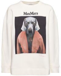 Max Mara - Stretch Cotton Blend Bacco Sweatshirt - Lyst