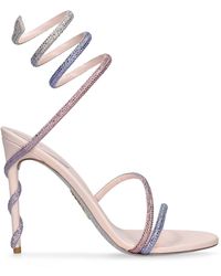 Rene Caovilla - 105mm Embellished Leather Sandals - Lyst