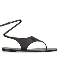 Paris Texas - 5mm Amalfi Leather Flat Sandals - Lyst