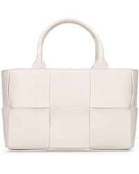 Bottega Veneta - Mini Arco Leather Tote Bag - Lyst