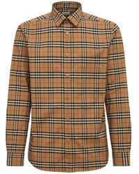 Camisas Burberry de hombre: hasta el 48 % de descuento | Lyst