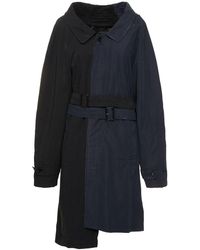 Balenciaga - Double Sleeve Asymmetrical Carcoat - Lyst