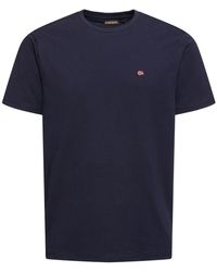 Napapijri - Salis Cotton Short Sleeve T-shirt - Lyst