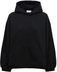 Balenciaga - Small Fit Cotton Hoodie - Lyst